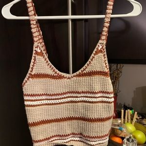 American Eagle Crochet Tank